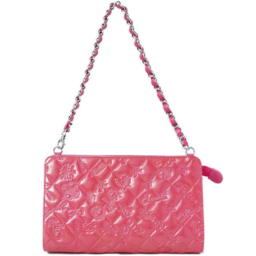 Chanel Icon Symbol Charm Chain Shoulder Bag